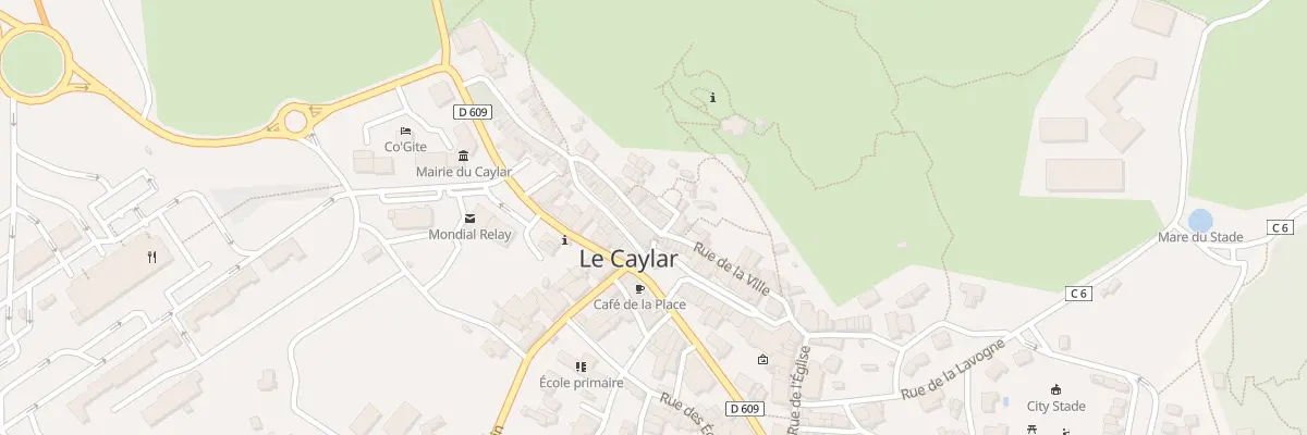 Plan du 14 Gr Grand Rue au Caylar