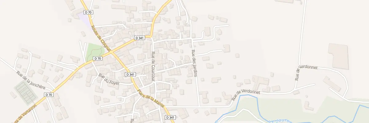Plan du 11 Rue du Coin à Bouzel