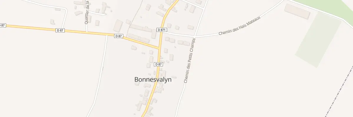 Plan du 36B Rue Saint Martin à Bonnesvalyn