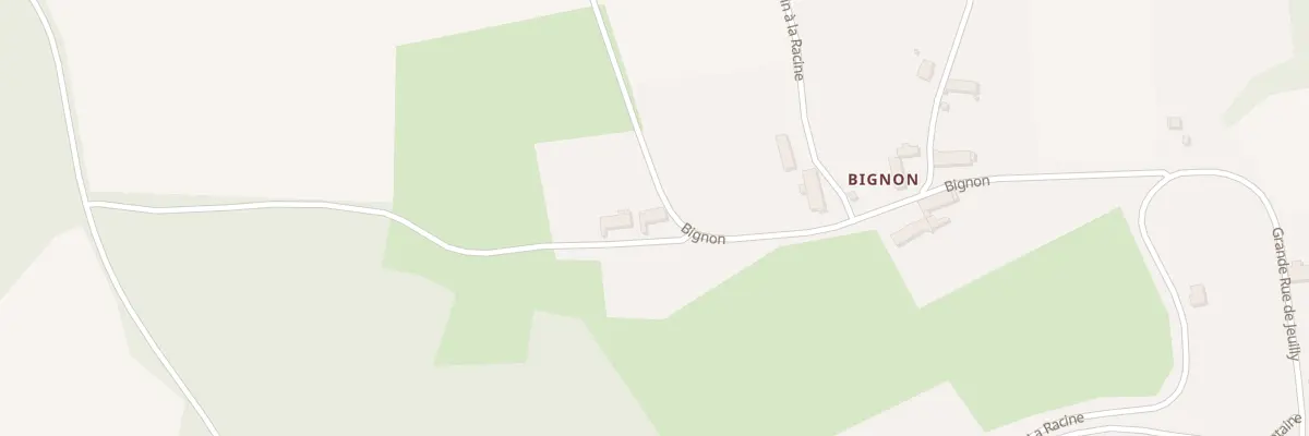Plan du 2 Bignon St Aubin Château Ne au Val d’Ocre