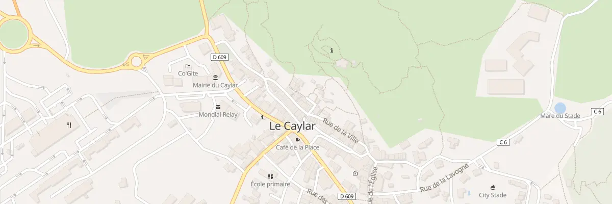 Plan du 31 Rue Roc Castel au Caylar