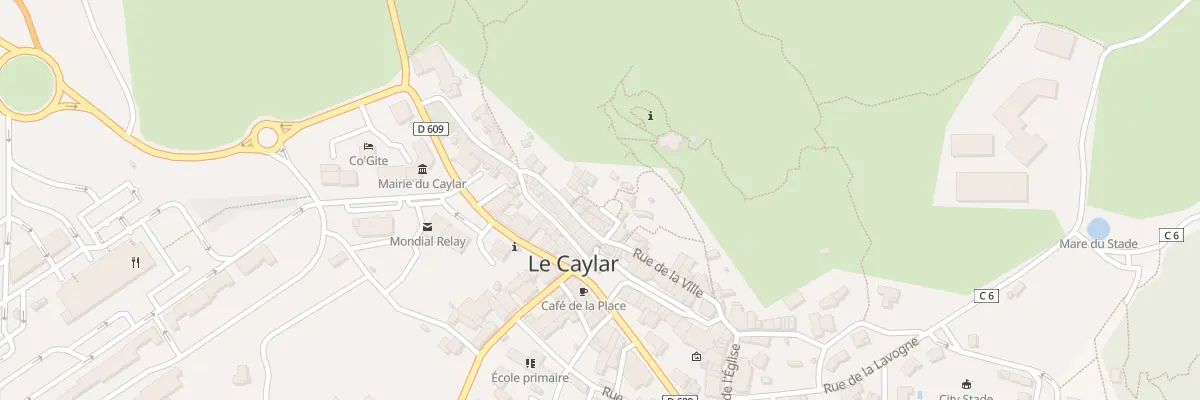 Plan du 5686F Le Village au Caylar