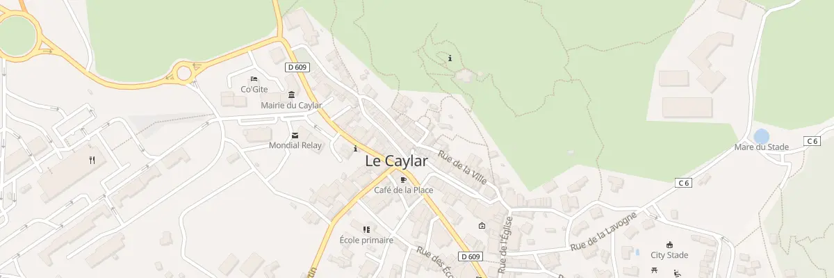 Plan du 3 Rue Roc Castel au Caylar