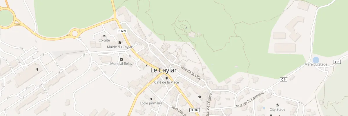 Plan du 17 Rue Roc Castel au Caylar