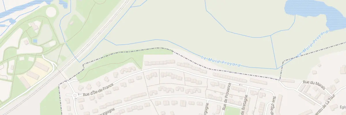 Plan du 386 Rue d’Ile de France à Harly