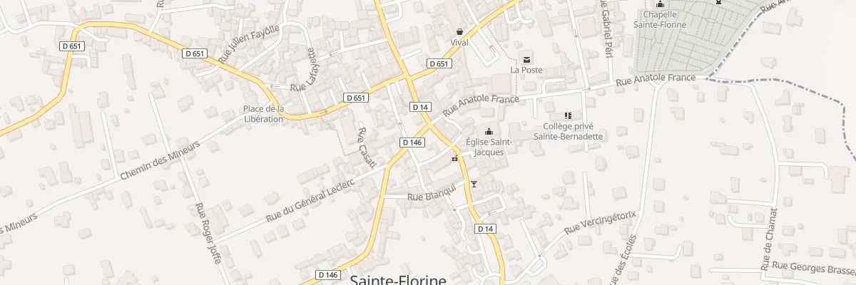 Plan du 1 Rue Royale à Sainte-Florine