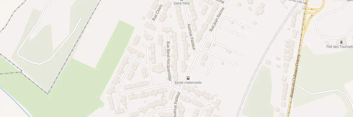 Plan du 10 Rue René Hocquemiller à Courmelles