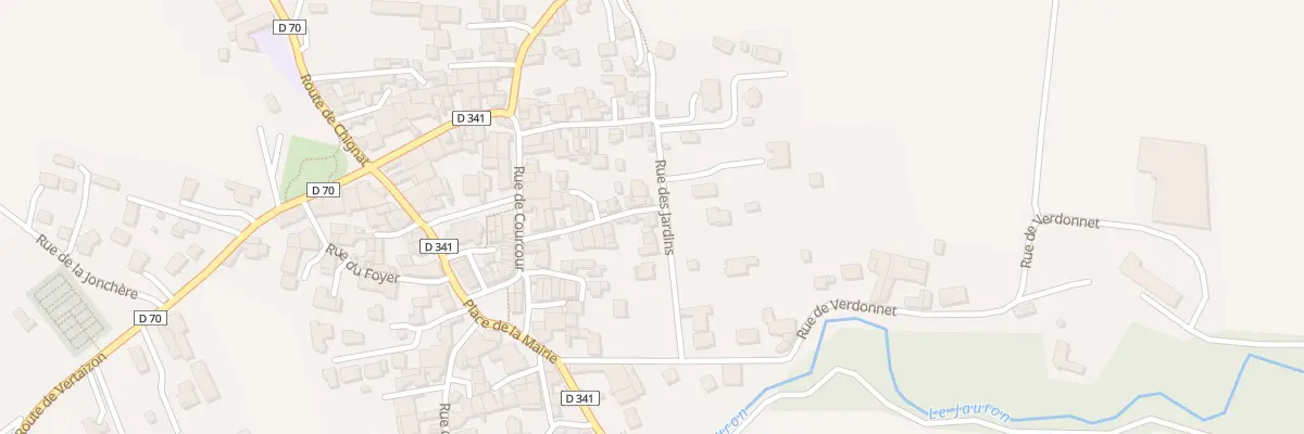 Plan du 16 Rue du Coin à Bouzel