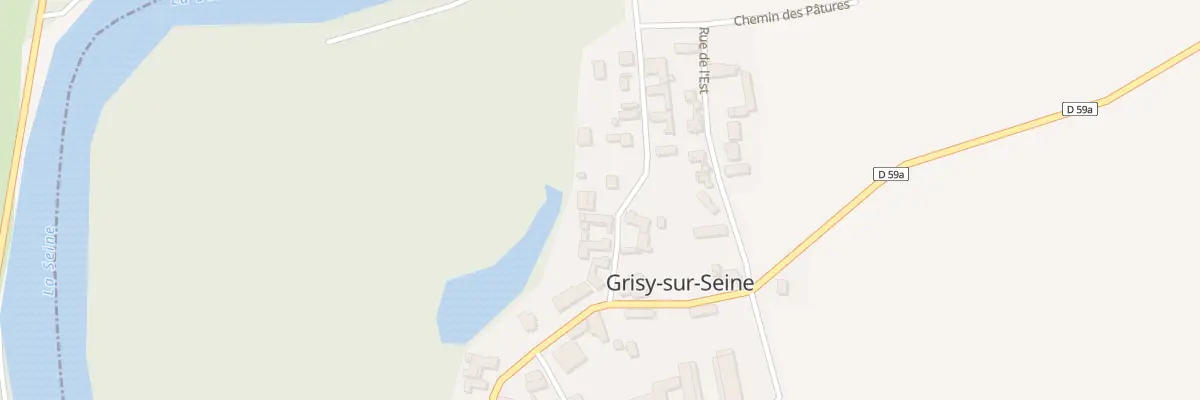 Plan du 7 Rue du Bac à Grisy-sur-Seine