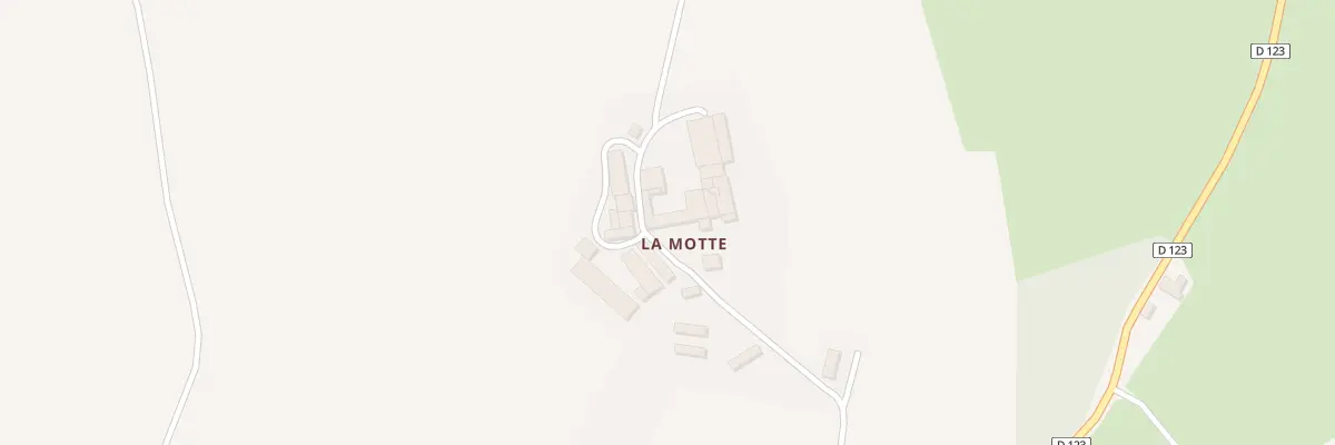Plan du 5063B La Motte à Aulhat-Flat