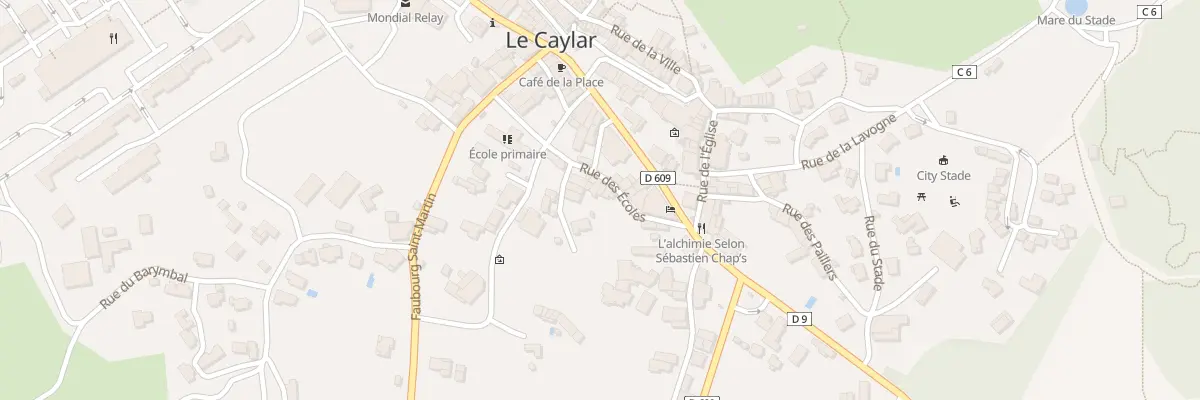 Plan du 120 Rue des Ecoles au Caylar