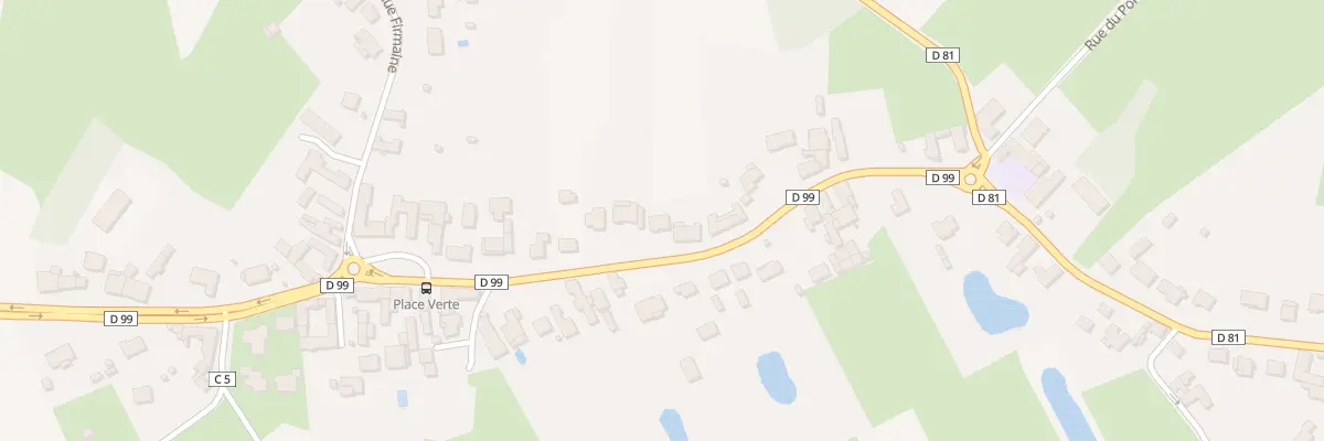 Plan du 980 Rue Grande à Warlaing