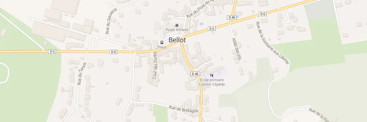 Plan du 6 Av de la Ferté-Gaucher à Bellot