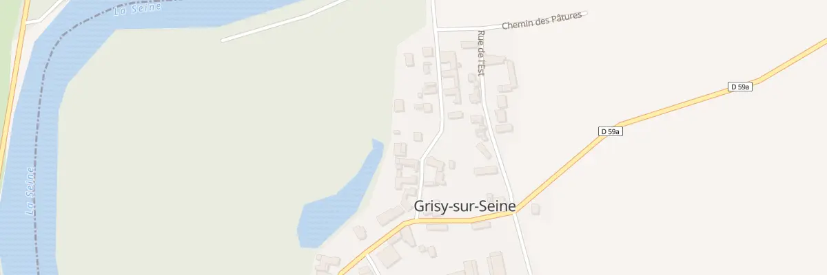 Plan du 9 Rue du Bac à Grisy-sur-Seine