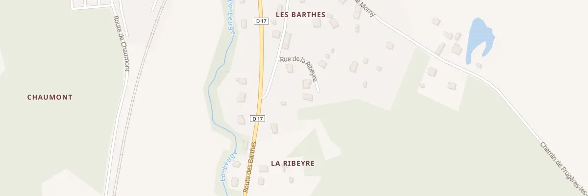 Plan du 4 Rue de la Ribeyre à Vergongheon