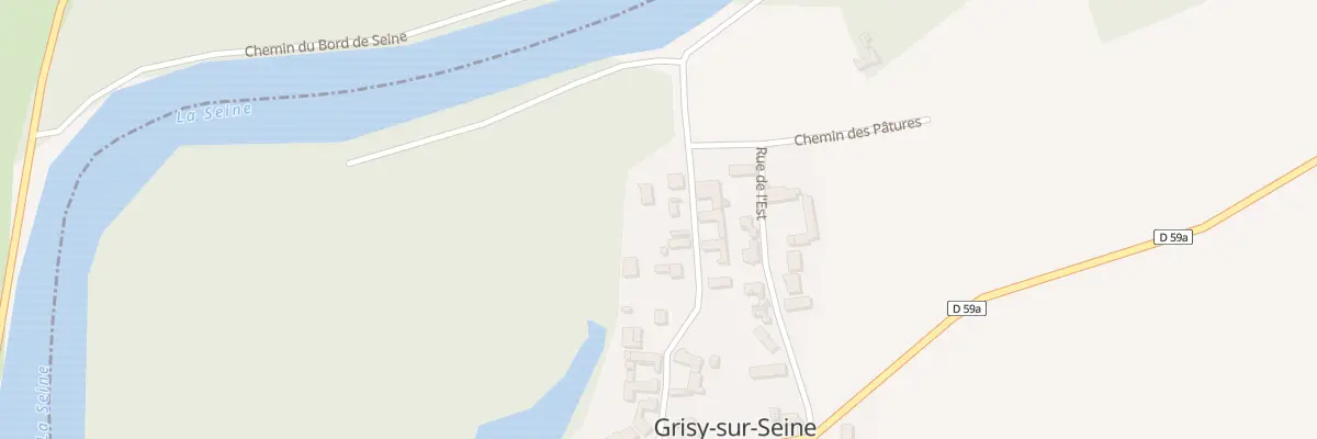 Plan du 13 Rue du Bac à Grisy-sur-Seine