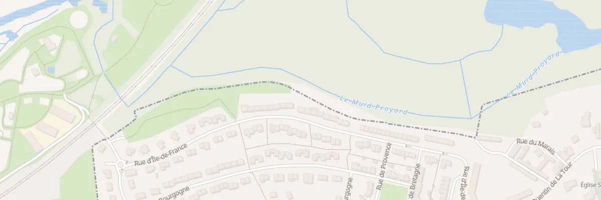 Plan du 372 Rue d’Ile de France à Harly