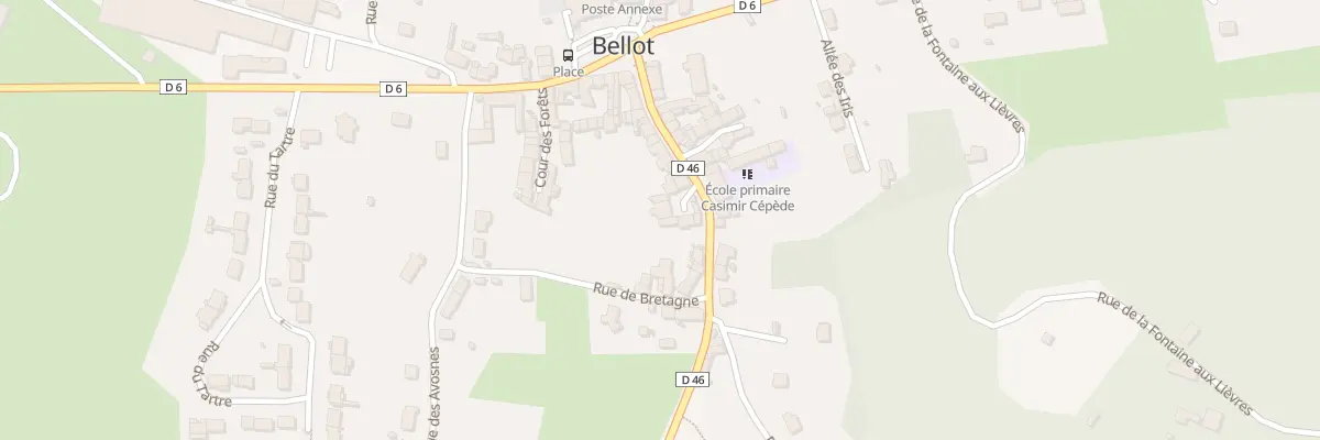 Plan du 4 Cour des Nobles à Bellot