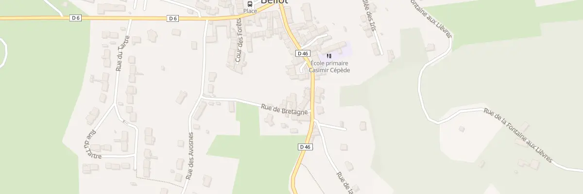 Plan du 2 Rue de Bretagne à Bellot