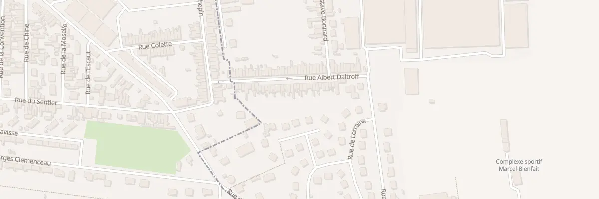 Plan du 102 Rue Albert Daltroff à Harly