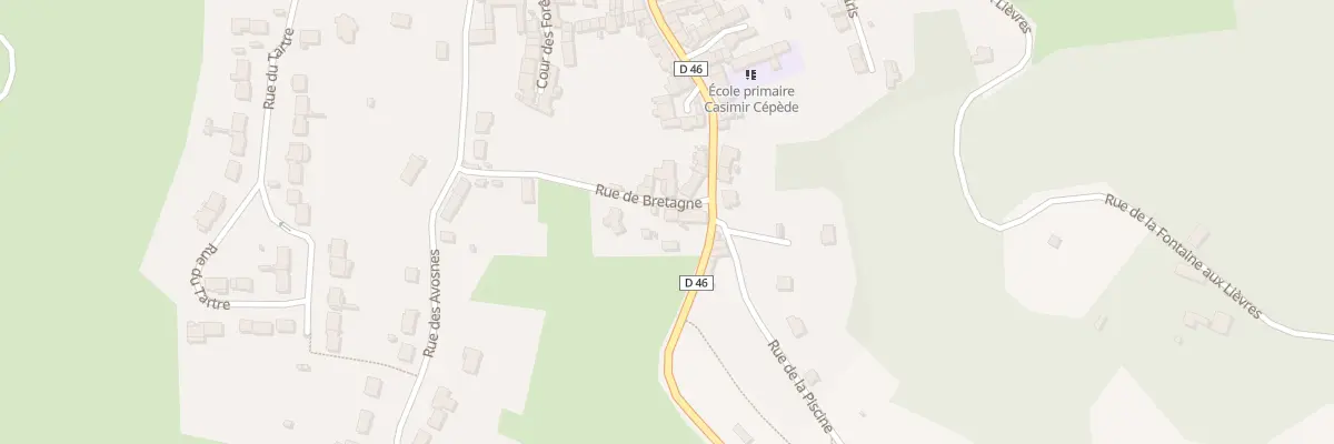 Plan du 3 Rue de Bretagne à Bellot