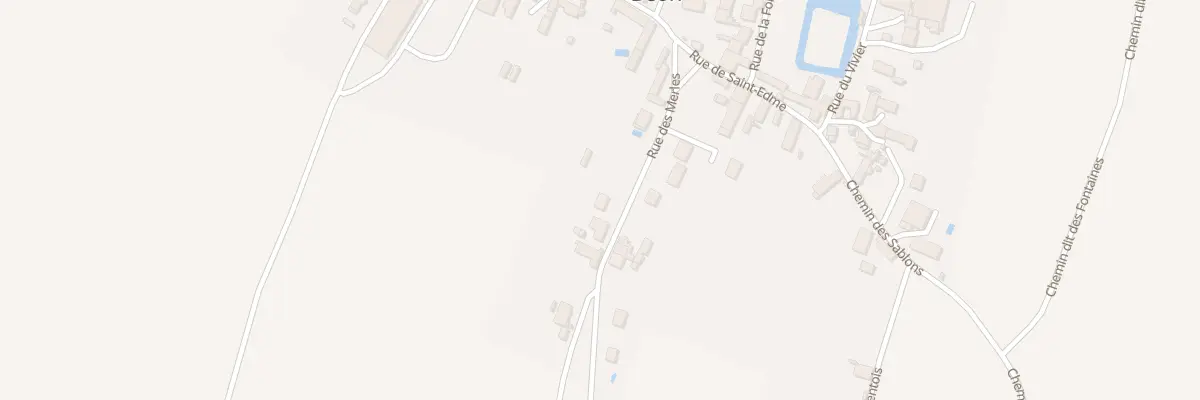 Plan du 10 Rue des Merles à Béon