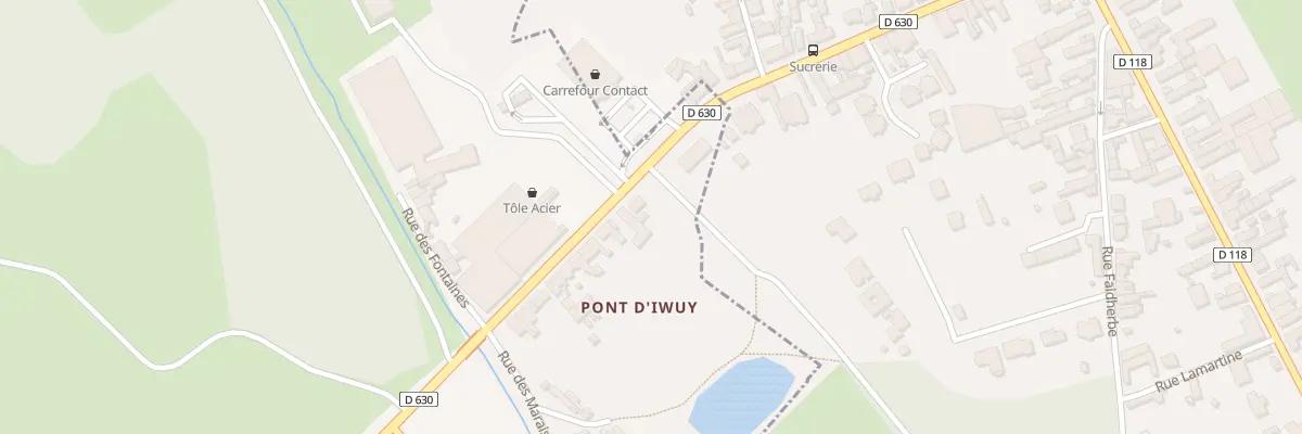 Plan du 21 Rue du Pont d’Iwuy à Thun-Saint-Martin