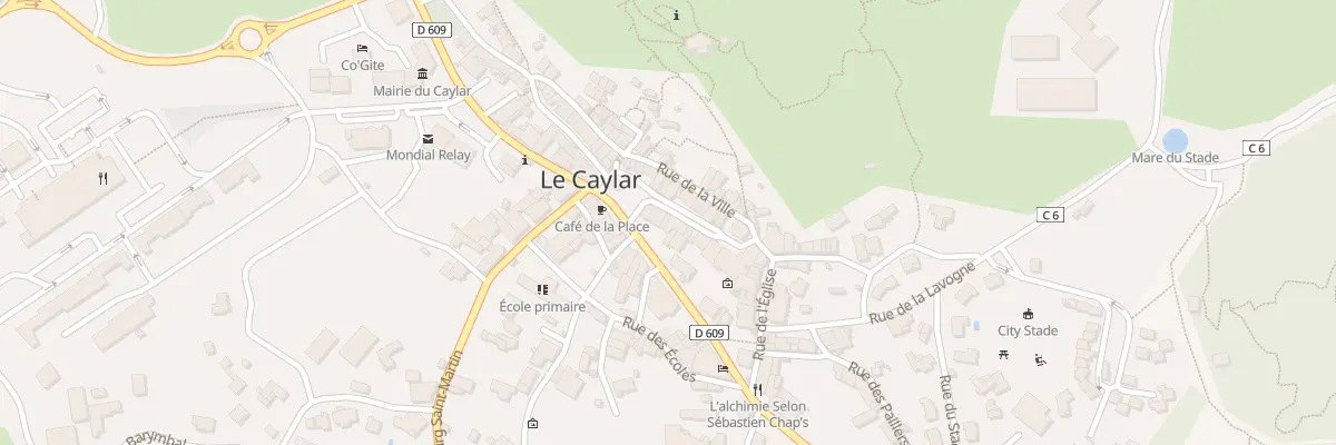 Plan du 17 Av Montpellier au Caylar