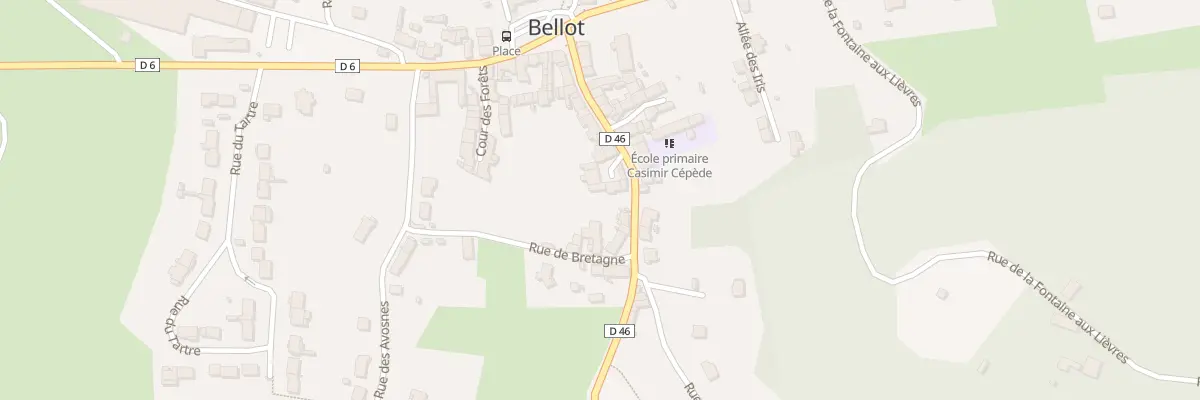 Plan du 4 Cour des Nobles à Bellot