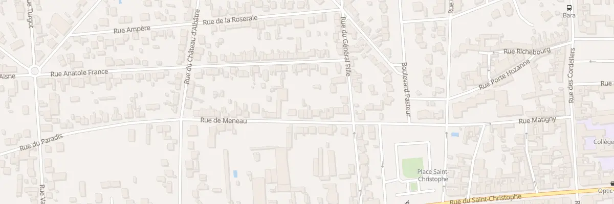 Plan du 20 Rue de Meneau à Soissons