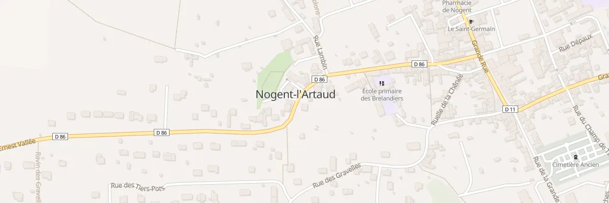 Plan du 43B Rue Ernest Vallée à Nogent-l’Artaud