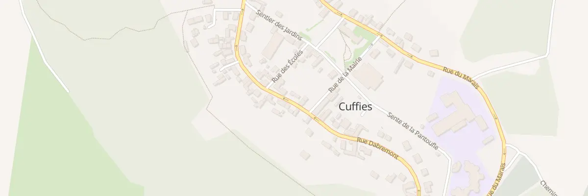 Plan du 38 Rue Dabremont à Cuffies