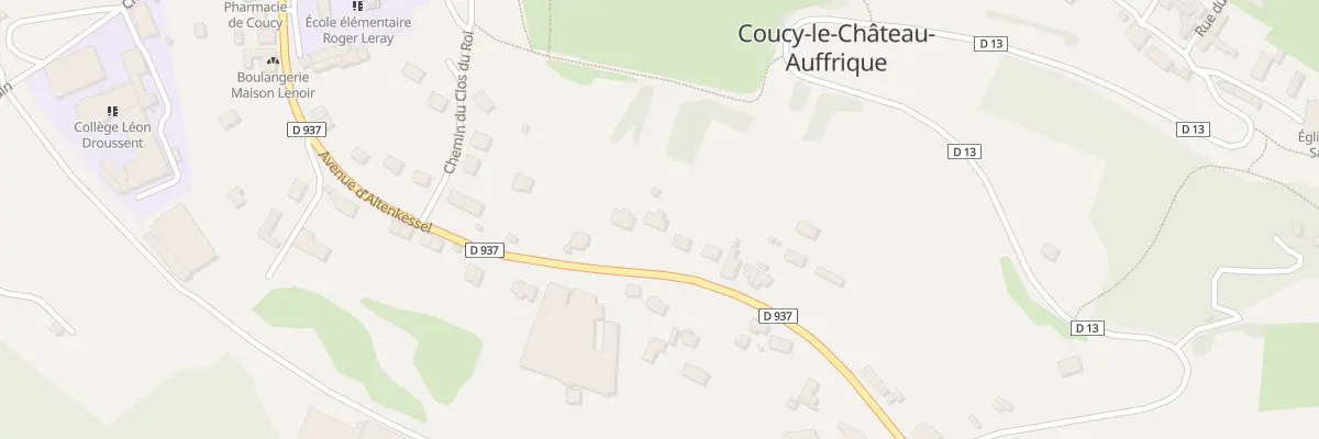 Plan du 33 Av Altenkessel à Coucy-le-Château-Auffrique