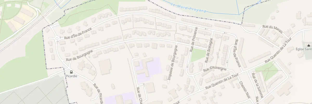 Plan du 151 Rue de Bourgogne à Harly