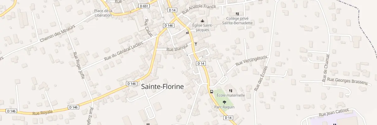 Plan du 3 Rue Blaise Pascal à Sainte-Florine