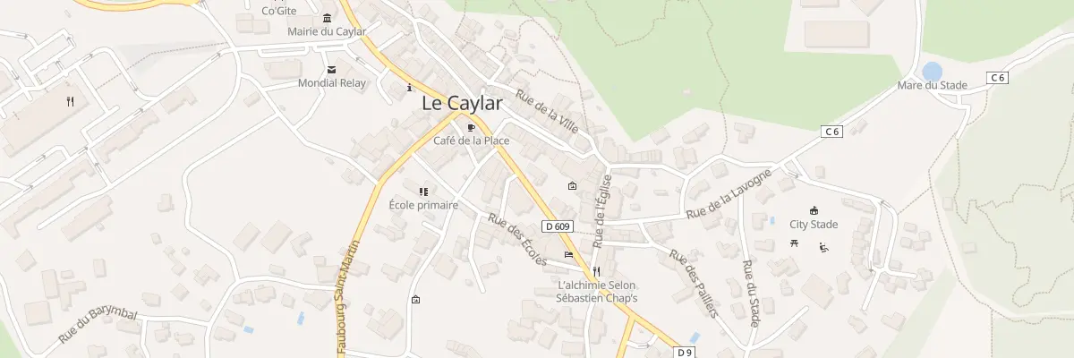 Plan du 37 Av Montpellier au Caylar