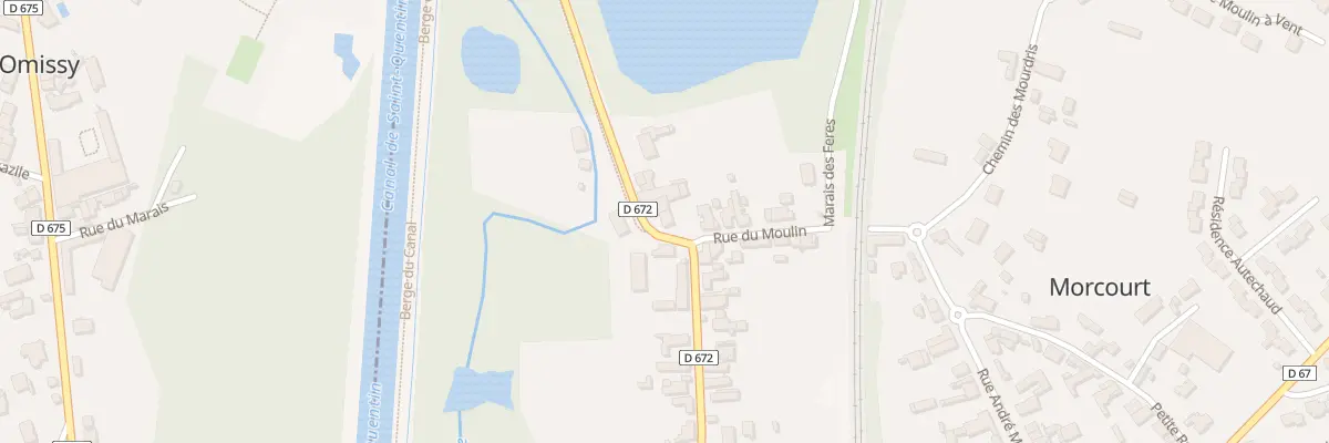 Plan du 12 Rue du Moulin à Morcourt
