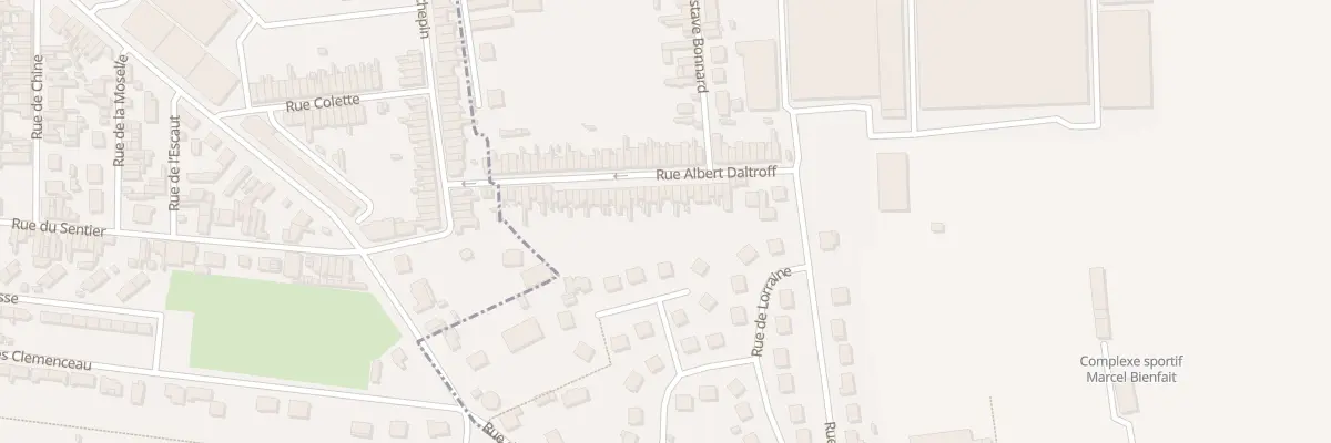 Plan du 120 Rue Albert Daltroff à Harly