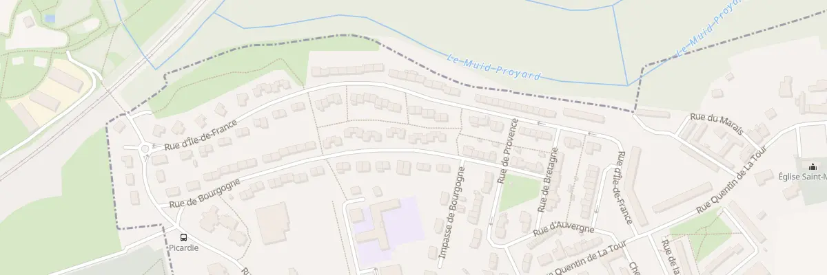 Plan du 148 Rue de Bourgogne à Harly