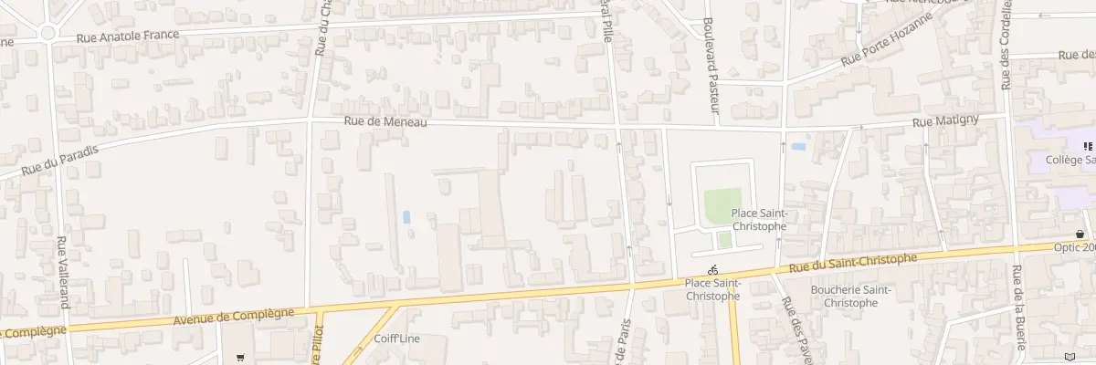 Plan du 11 Rue de Meneau à Soissons