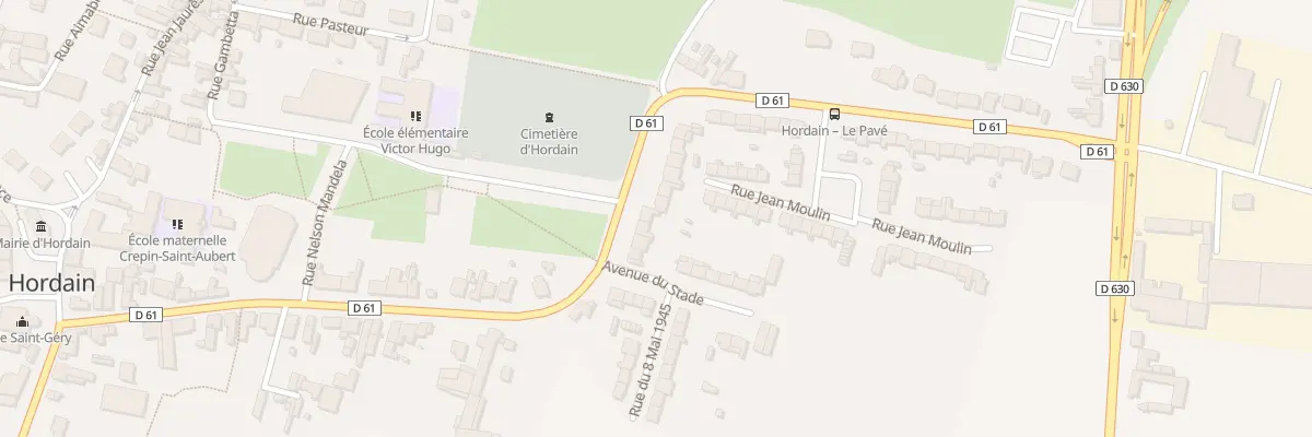 Plan du 55 Rue de l’Egalité à Hordain