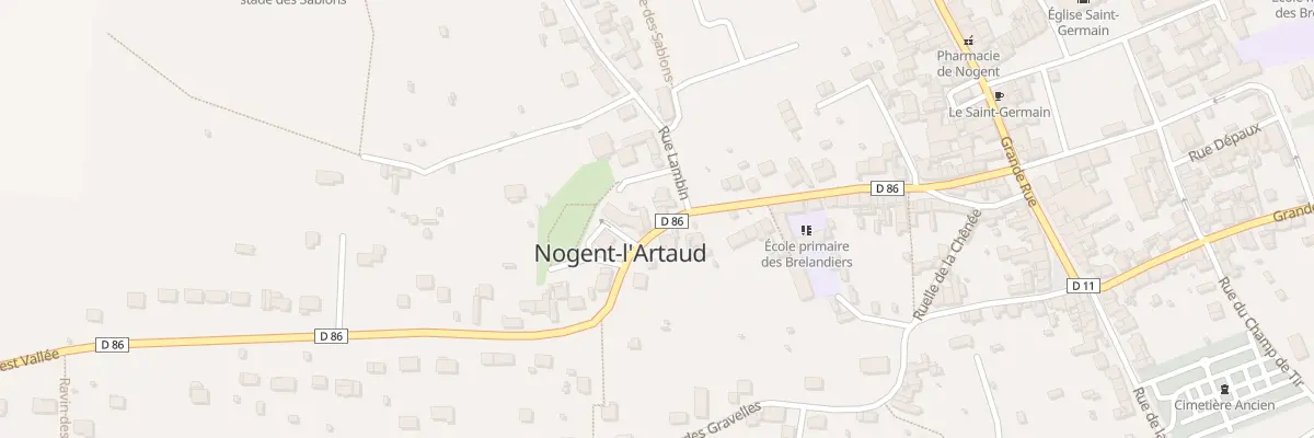 Plan du 32B Rue Ernest Vallée à Nogent-l’Artaud