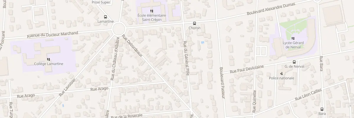 Plan du 57 Rue du Général Pille à Soissons