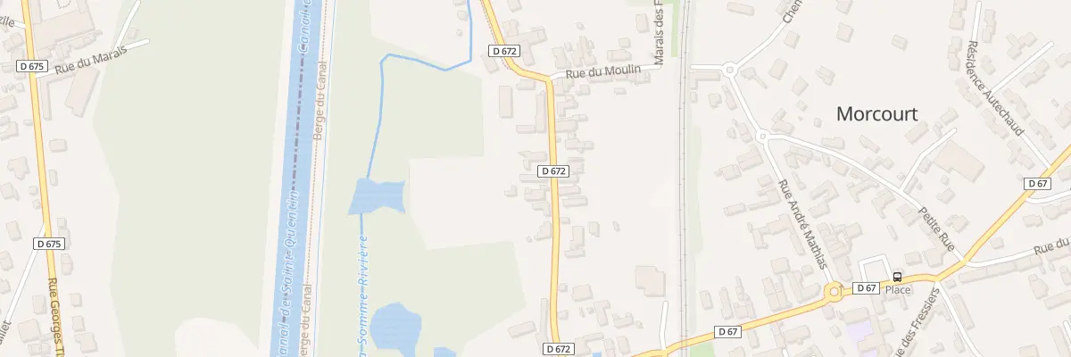 Plan du 7 Rue de la Fontaine à Morcourt