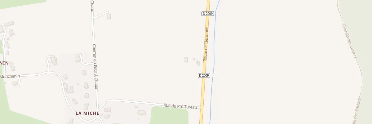 Plan du 4 Rte de Clermont à Bressolles