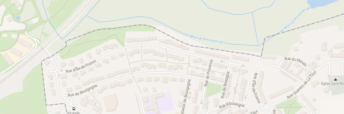Plan du 339 Rue d’Ile de France à Harly
