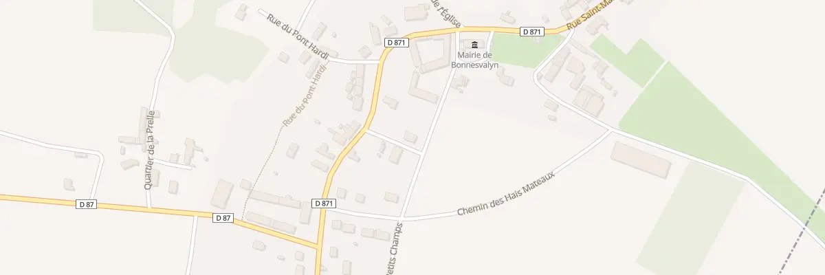 Plan du 42 Rue Saint Martin à Bonnesvalyn