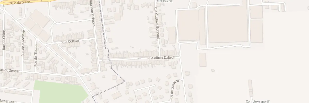 Plan du 137 Rue Albert Daltroff à Harly