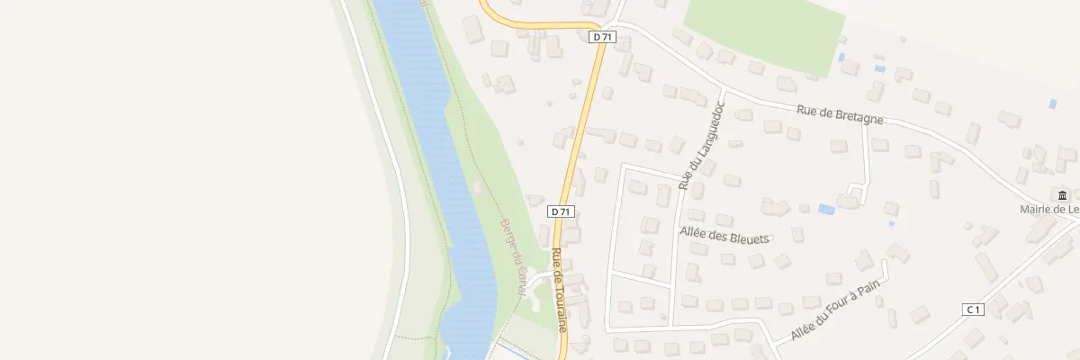 Plan du 3B Rue de Touraine à Lesdins