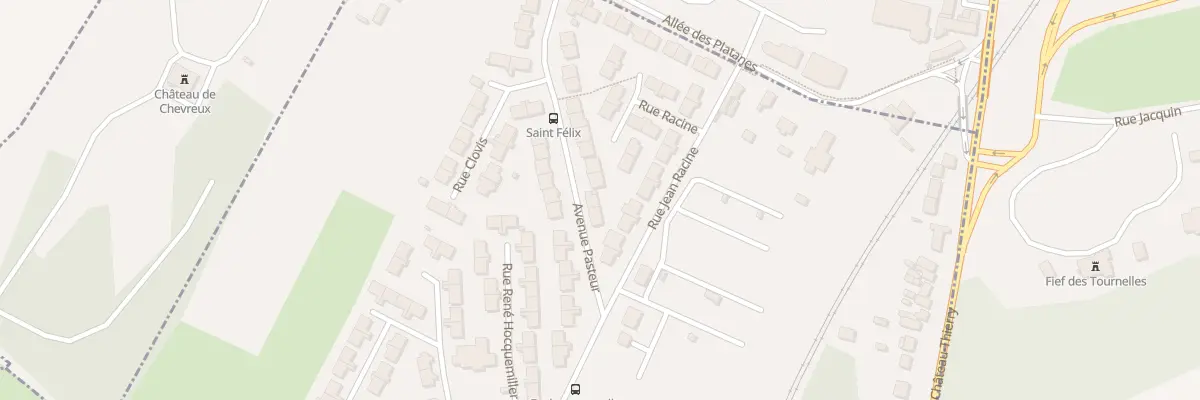 Plan du 21 Av Pasteur à Courmelles
